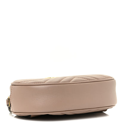 Gucci Calfskin Matelasse GG Marmont Belt Bag 95 38 Porcelain Rose 4 of 12