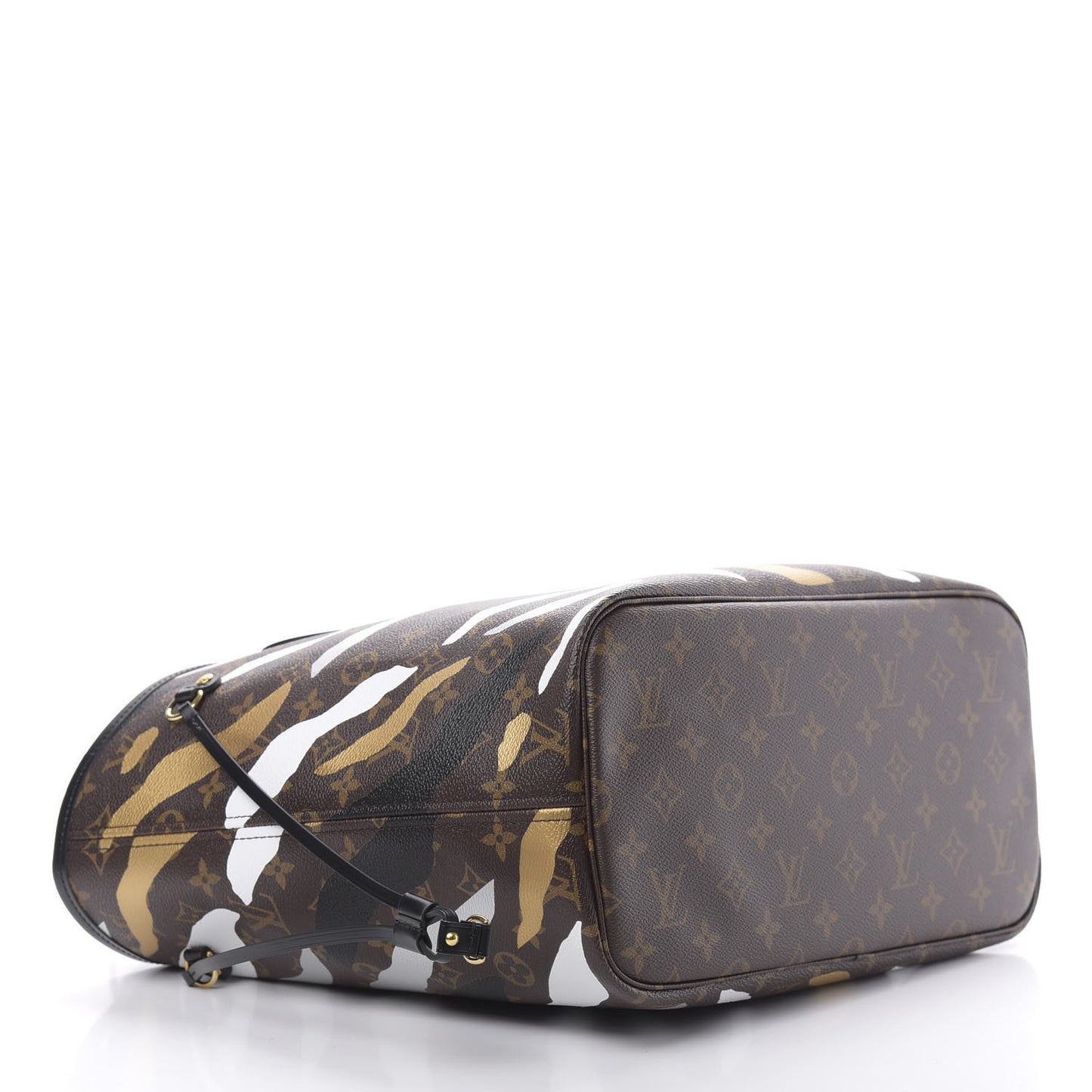 X LOL Monogram Neverfull MM Gold Silver