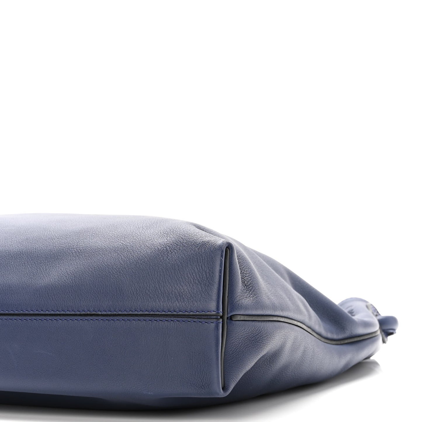 Calfskin Small Flamenco Knot Hobo Navy