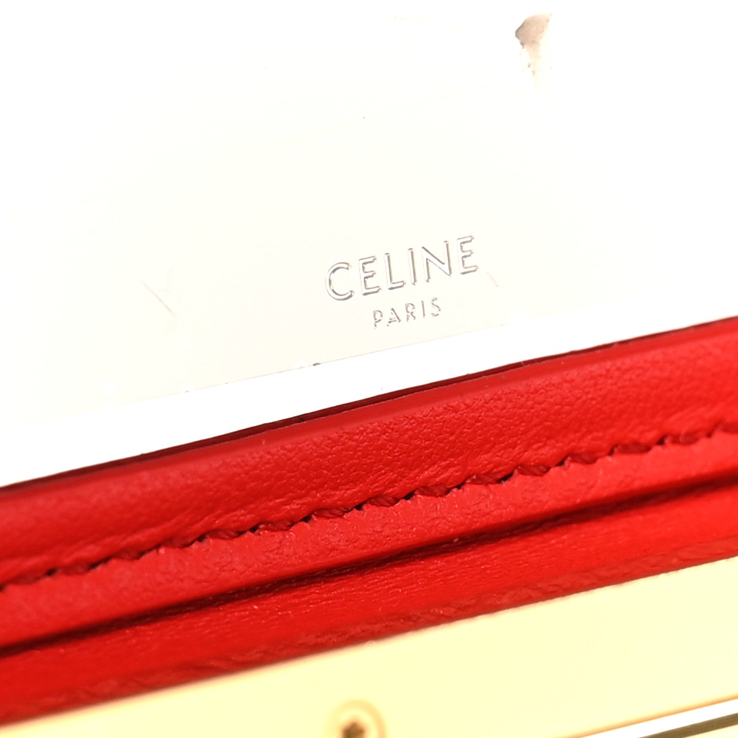 Celine Supple Calfskin Rectangle Bag Black 6 of 9