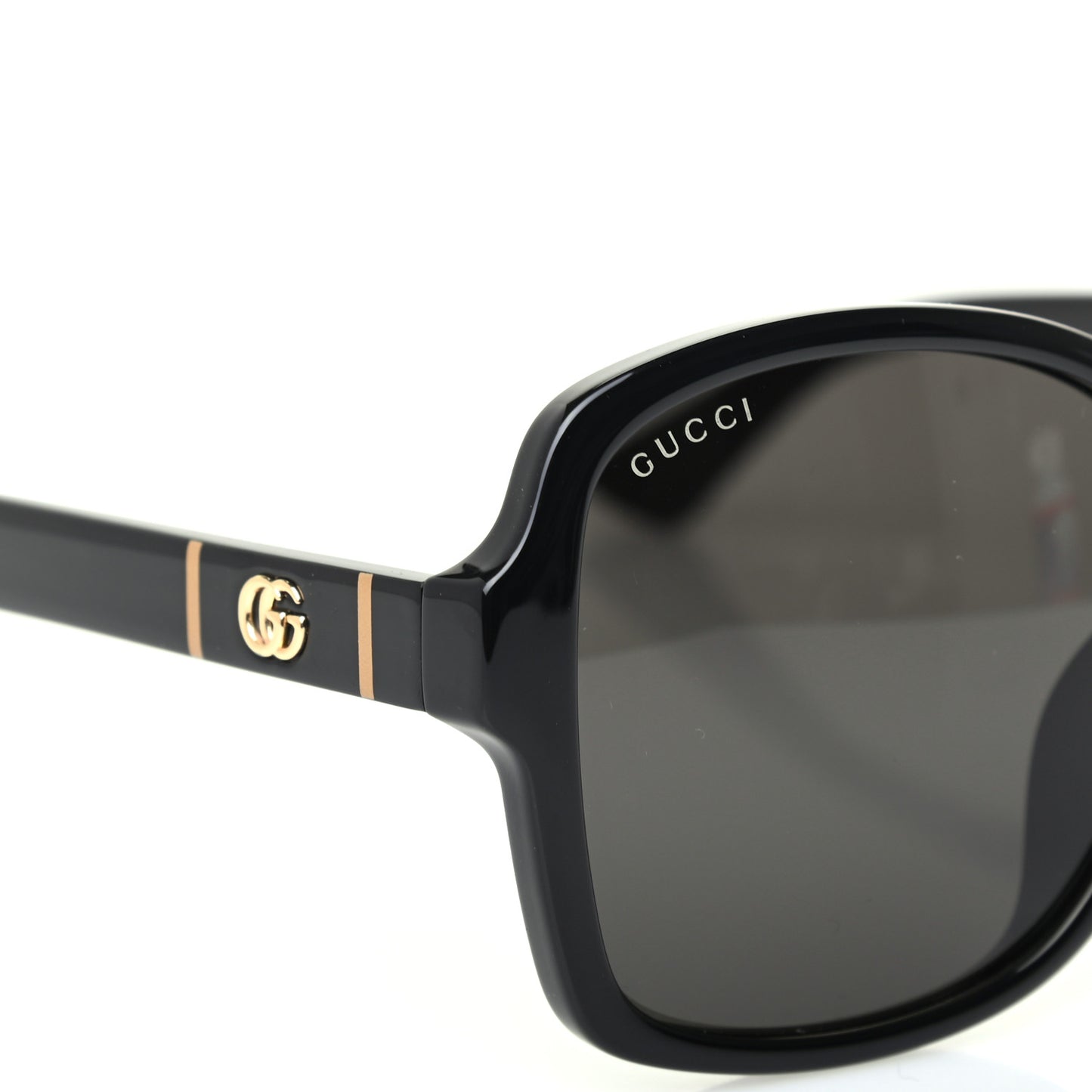 Acetate Square Sunglasses GG0765SA Black