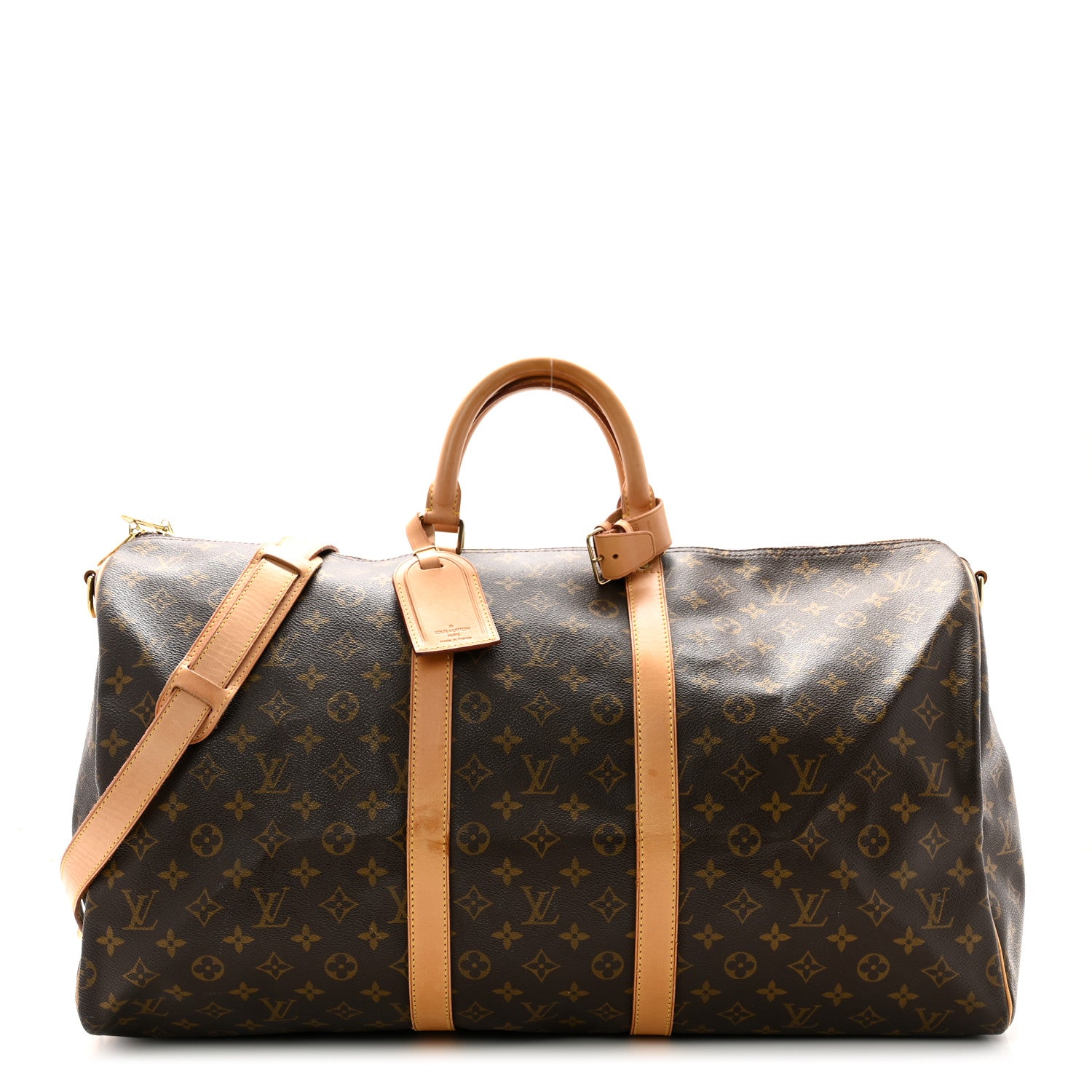 Louis Vuitton Monogram Keepall Bandouliere 55 1 of 15