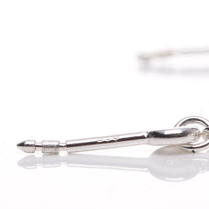 Hermes Sterling Silver Farandole Drop Earrings 8 of 9