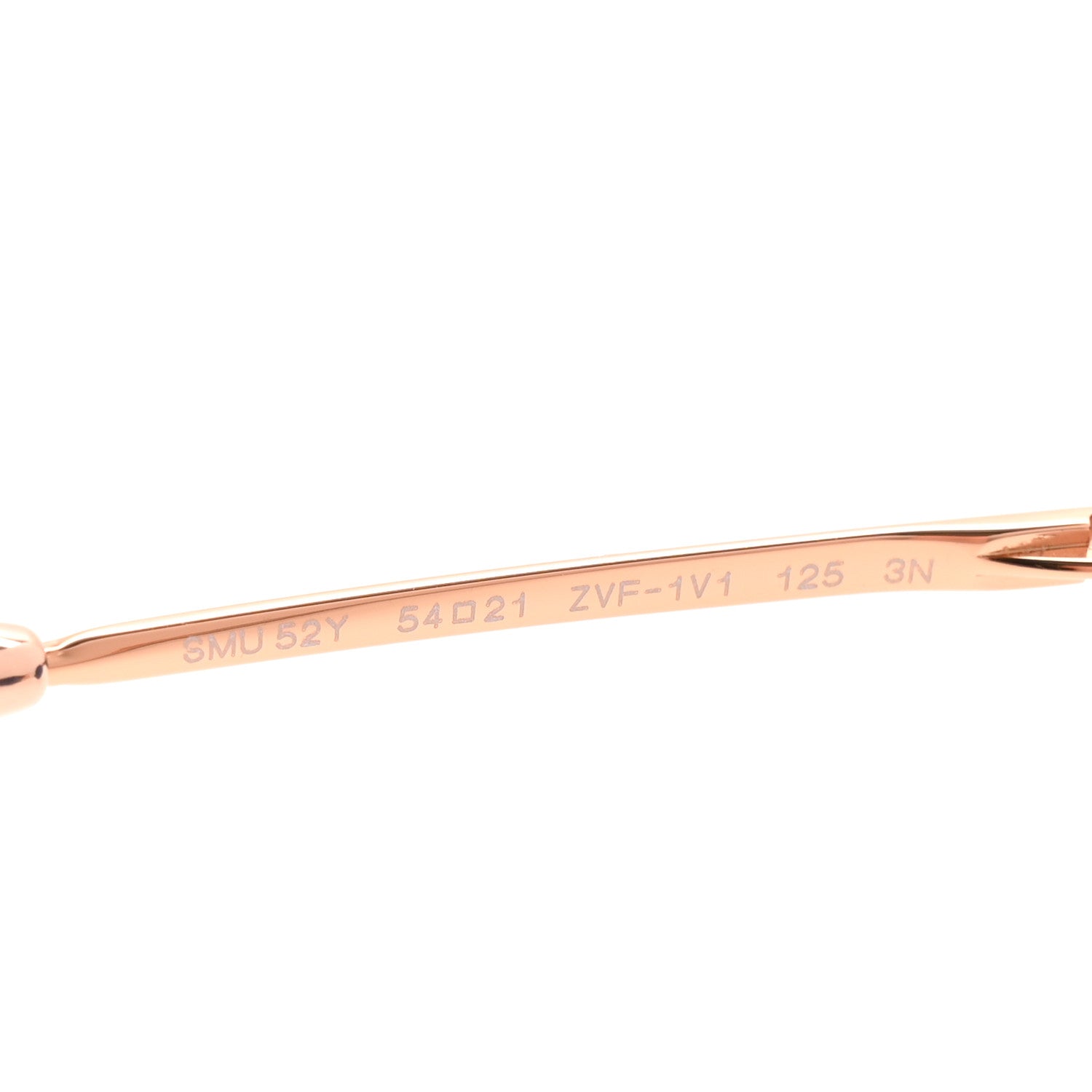 Miu Miu Metal Oval Sunglasses SMU52Y Black Rose Gold 6 of 9