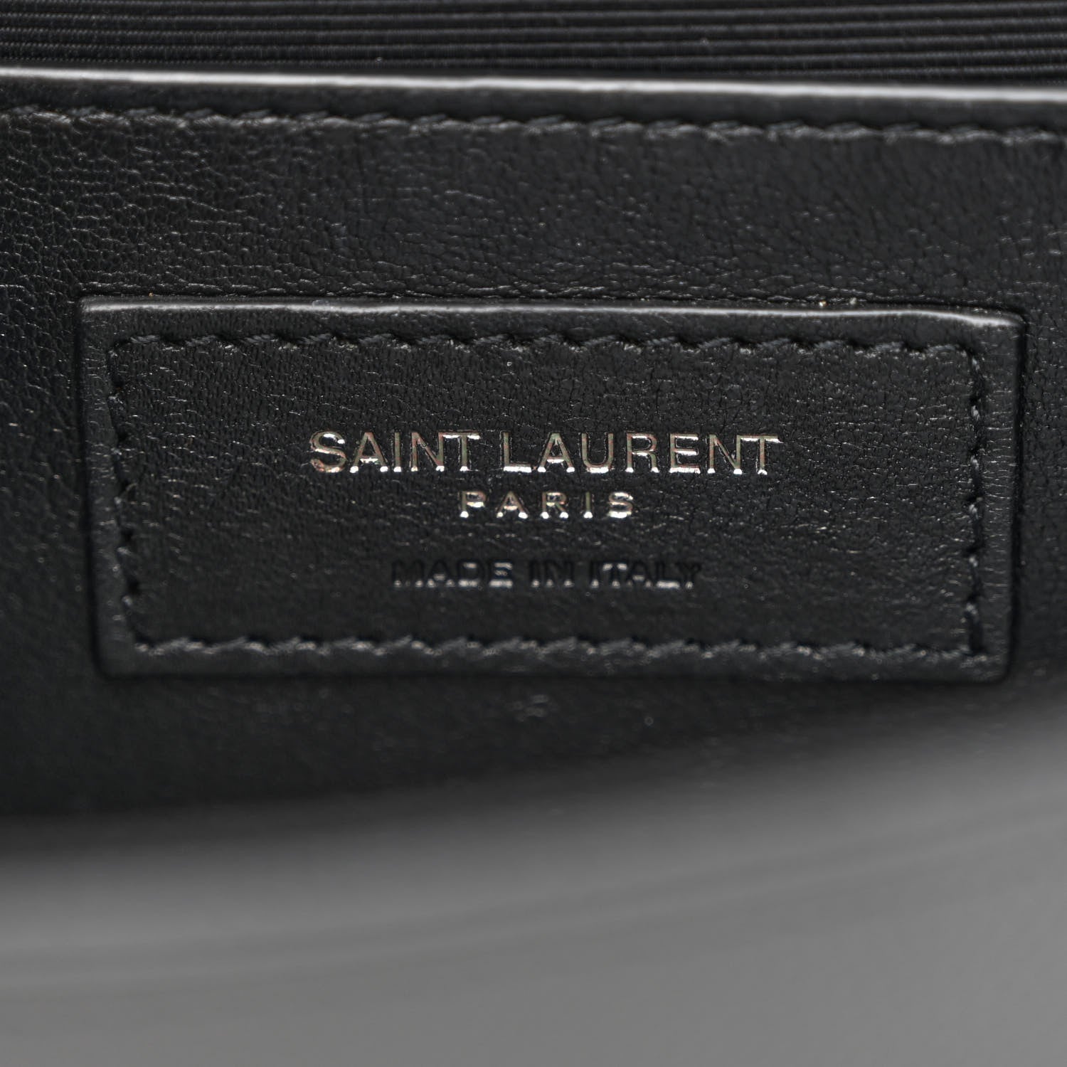 Saint Laurent Grain De Poudre Small Monogram Monochrome Kate Satchel Black 6 of 10