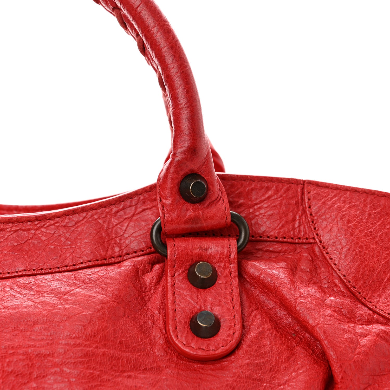 Balenciaga Agneau Classic Hardware City Coquelicot 12 of 13
