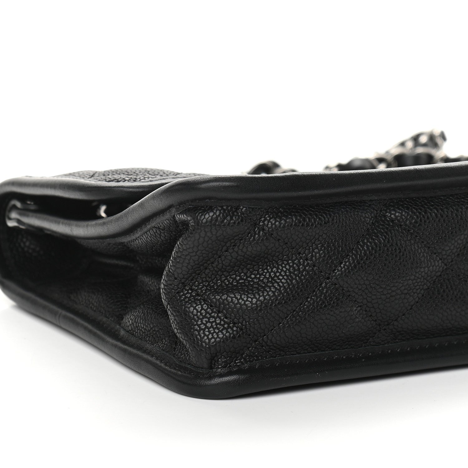 Chanel Caviar Quilted Medium French Riviera Flap Black 7 of 8