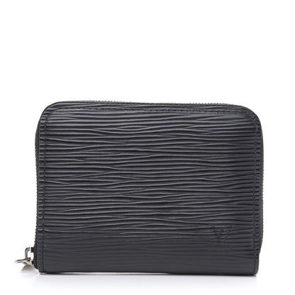 Louis Vuitton Epi Zippy Coin Purse Black 1 of 7