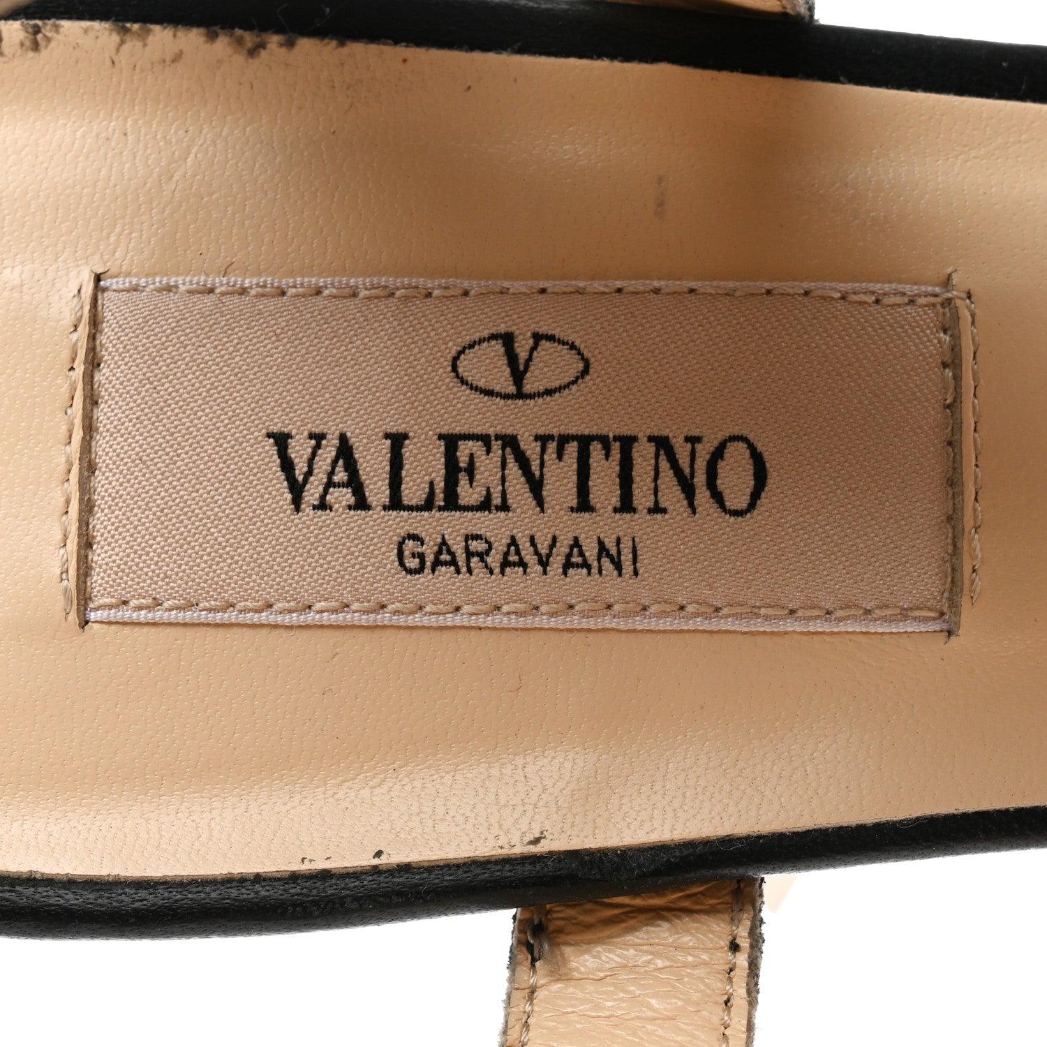 Valentino Garavani Nappa Rockstud Asymmetric Bow Wedge Sandals 41 Black 6 of 9