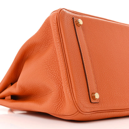 Hermes Togo Birkin 35 Orange 9 of 13