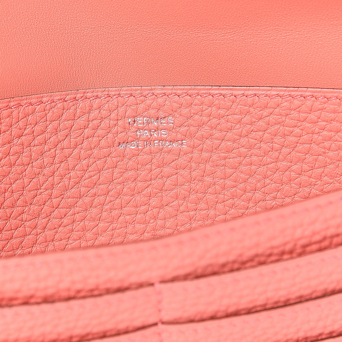 Togo Dogon Recto Verso Wallet Rose Candy