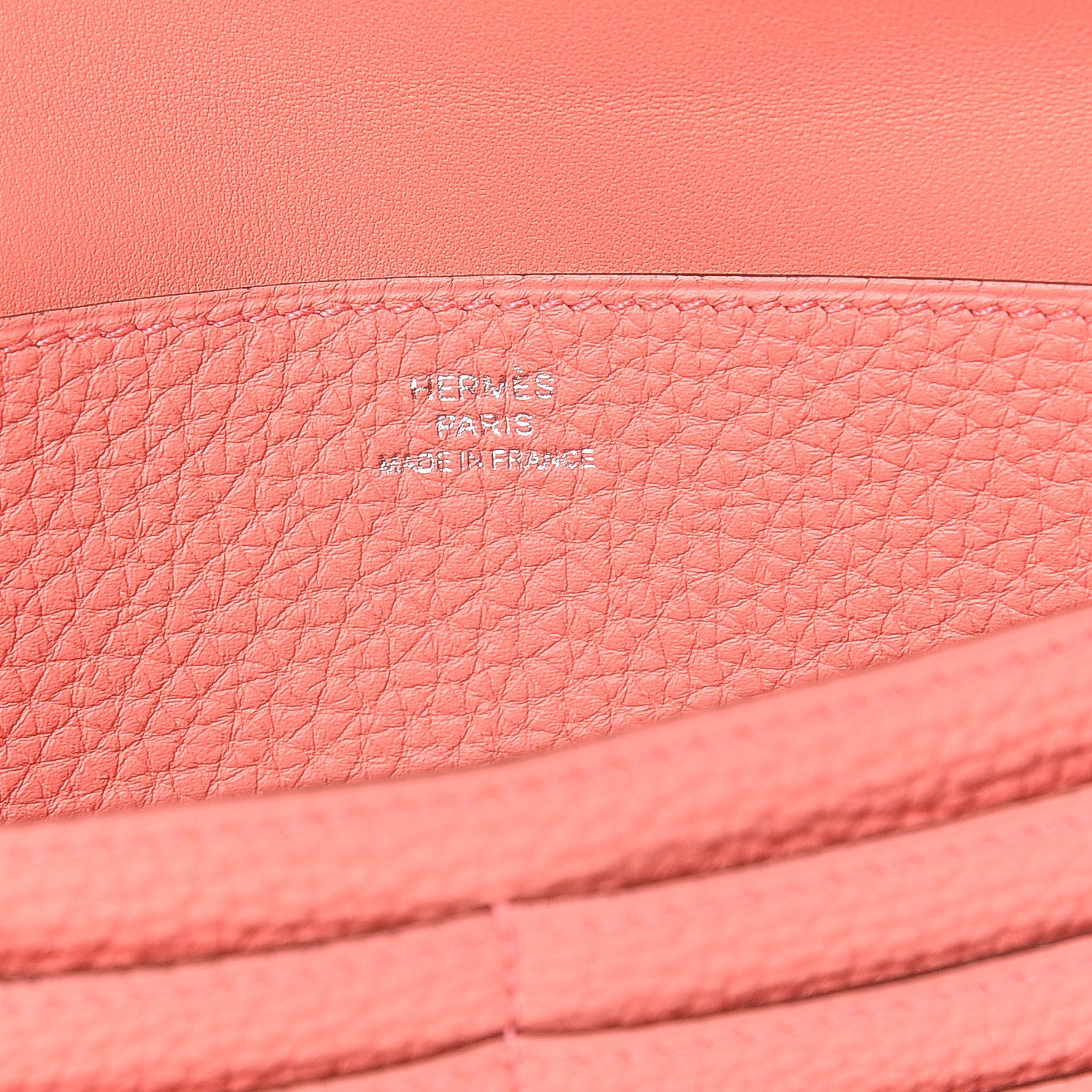 Hermes Togo Dogon Recto Verso Wallet Rose Candy 9 of 12