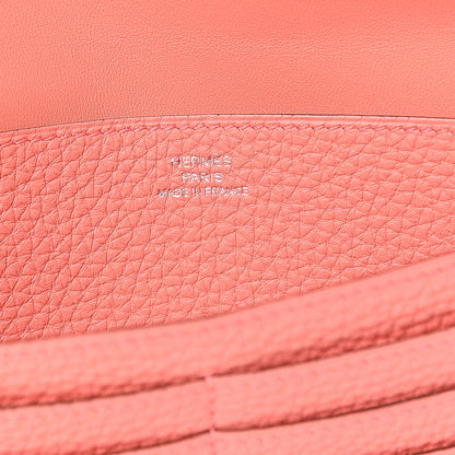 Hermes Togo Dogon Recto Verso Wallet Rose Candy 9 of 12