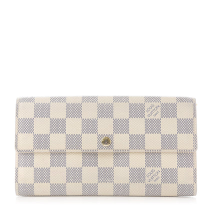 Louis Vuitton Damier Azur Sarah Wallet 1 of 11