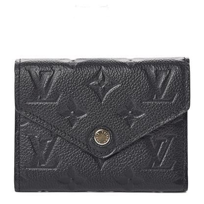 Louis Vuitton Empreinte Victorine Wallet Black 1 of 8