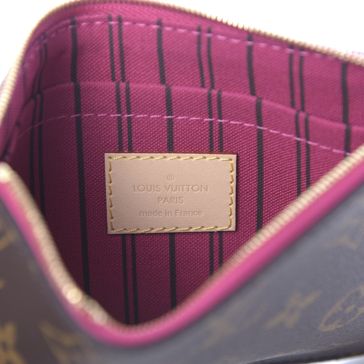Monogram Neverfull PM Pochette Pivoine