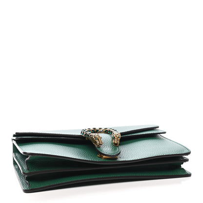 Gucci Pebbled Calfskin Small Dionysus Shoulder Bag Emerald 4 of 9