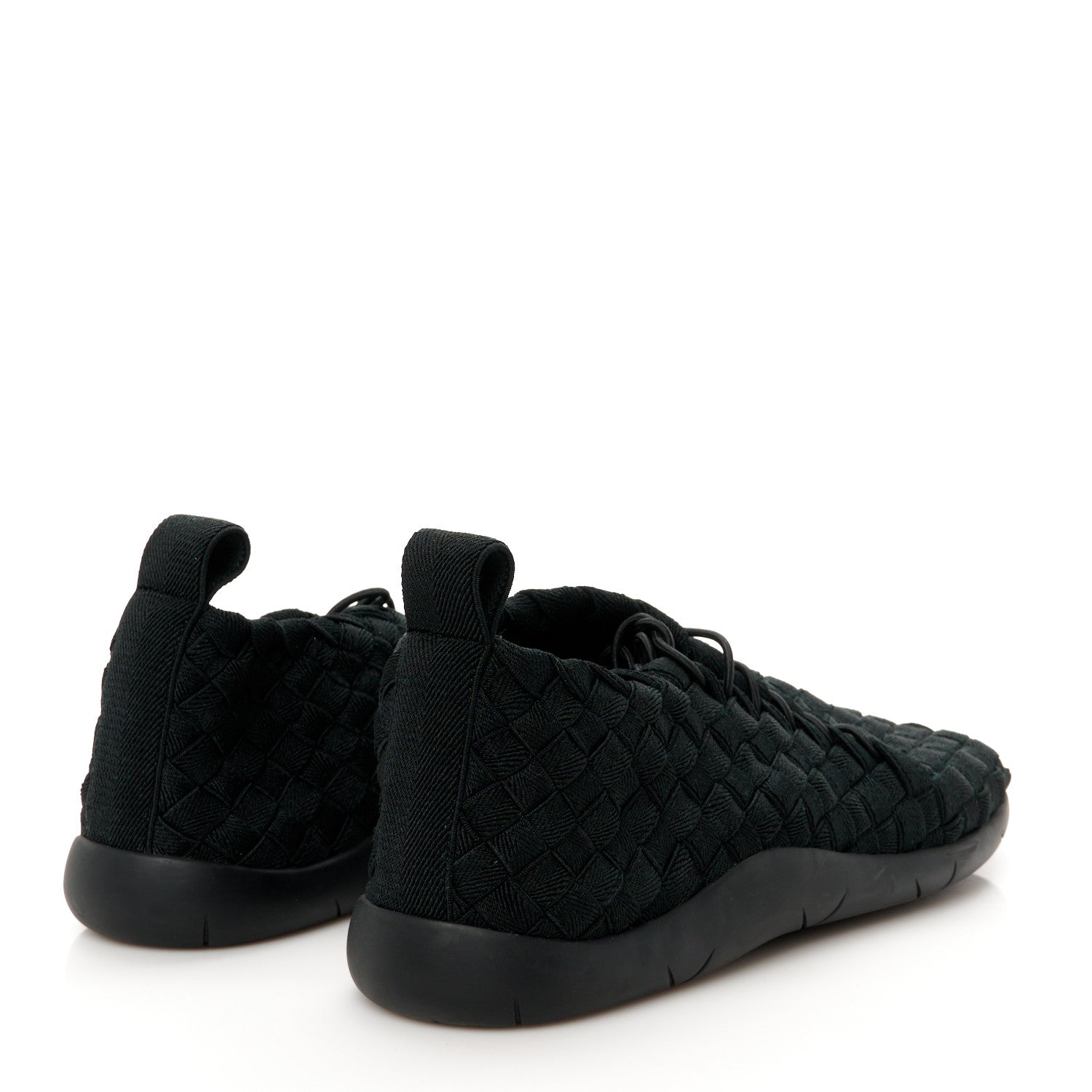 Bottega Veneta Intrecciato Woven Womens Sneakers 42 Black 5 of 8