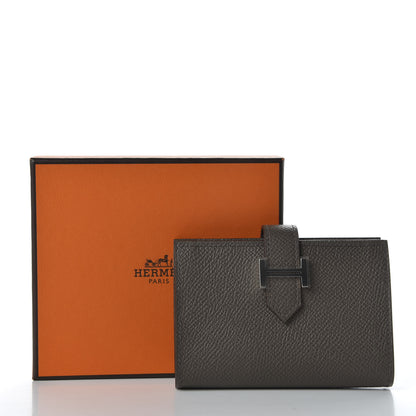 Hermes Epsom Bearn Card Holder Wallet Etain 7 of 7