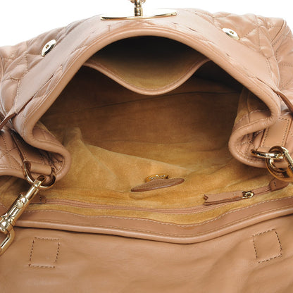 Mulberry Nappa Quilted Medium Alexa Deer Brown 6 of 11