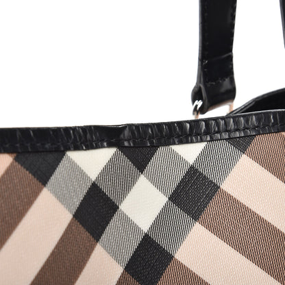 Burberry Nova Check Large Nickie Tote Black 11 of 15