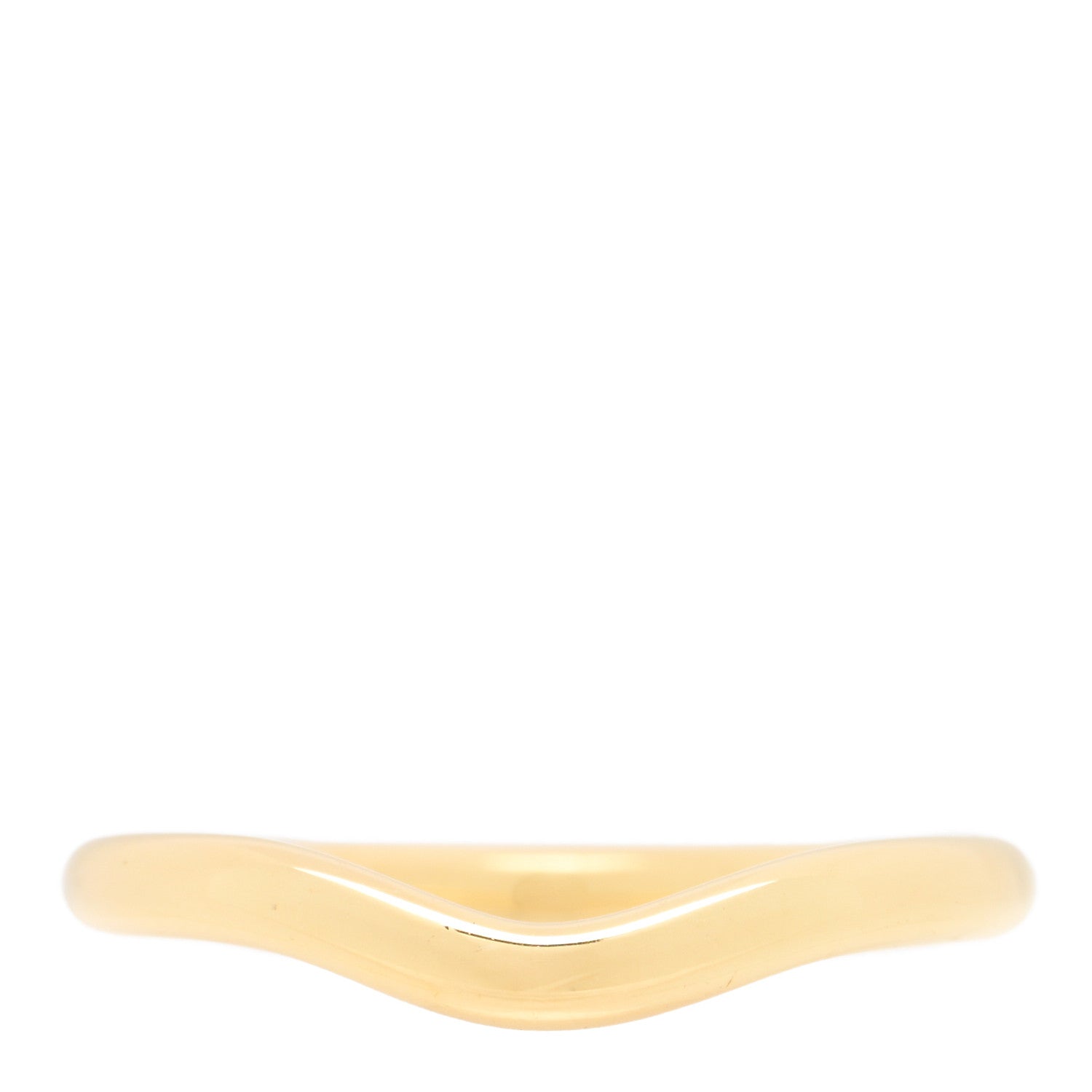 Tiffany 18K Yellow Gold Elsa Peretti Wedding Band Ring 49 5 1 of 5