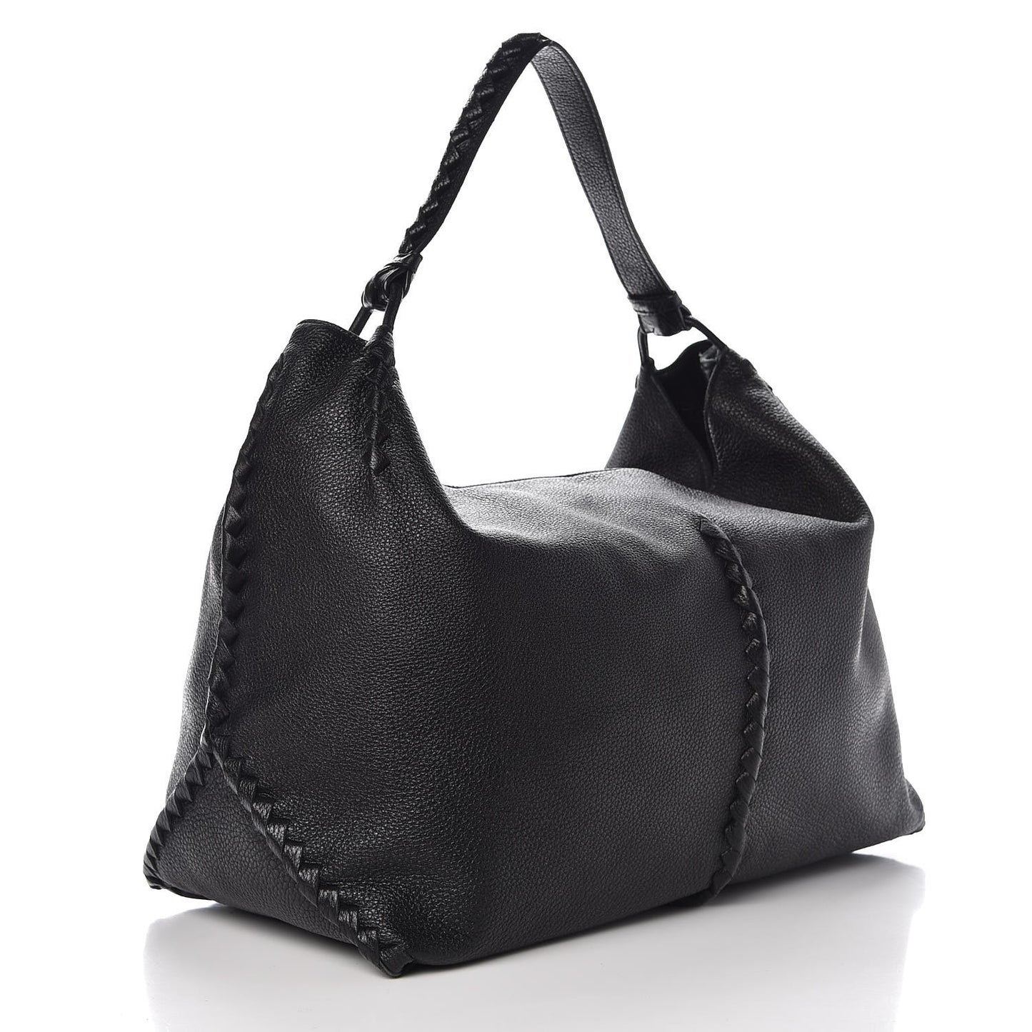 Cervo Deerskin Hobo Nero Black