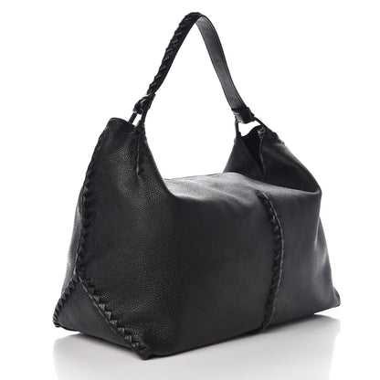 Bottega Veneta Cervo Deerskin Hobo Nero Black 3 of 7