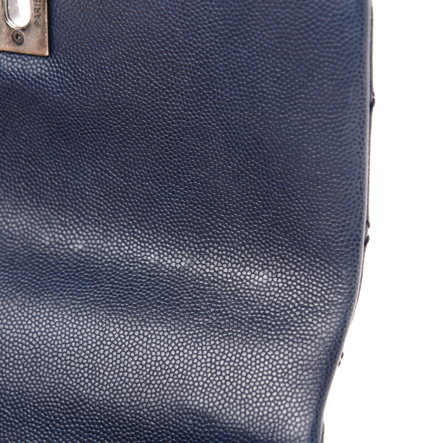 Chanel Caviar Quilted Mini Coco Handle Flap Navy Blue 9 of 12