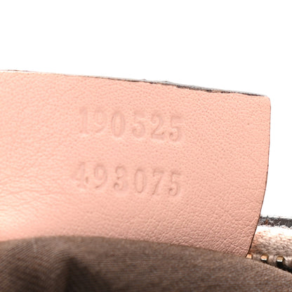 Gucci Monogram Medium D Gold Ring Hobo Pink 7 of 15