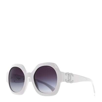 Chanel Acetate CC Sunglasses 71393A White 1 of 7