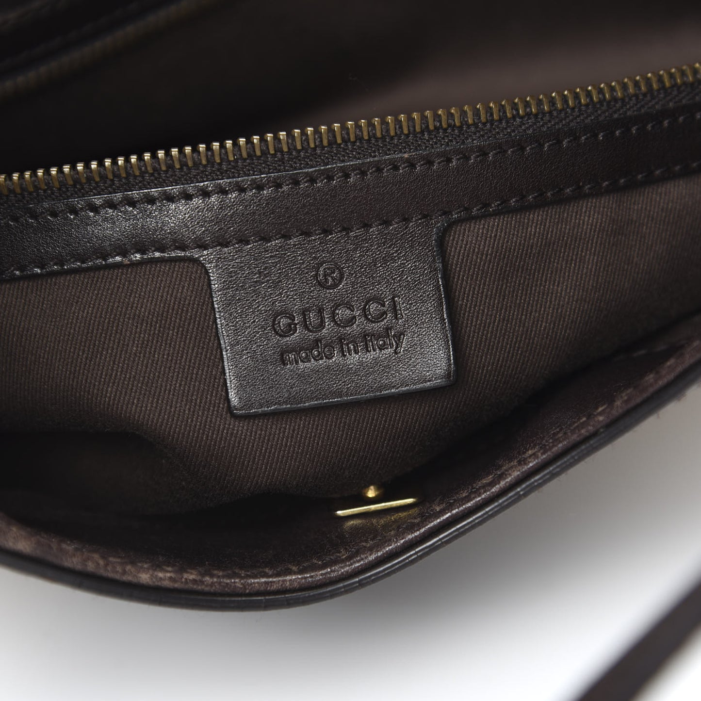 Monogram Half Moon Hobo Dark Brown