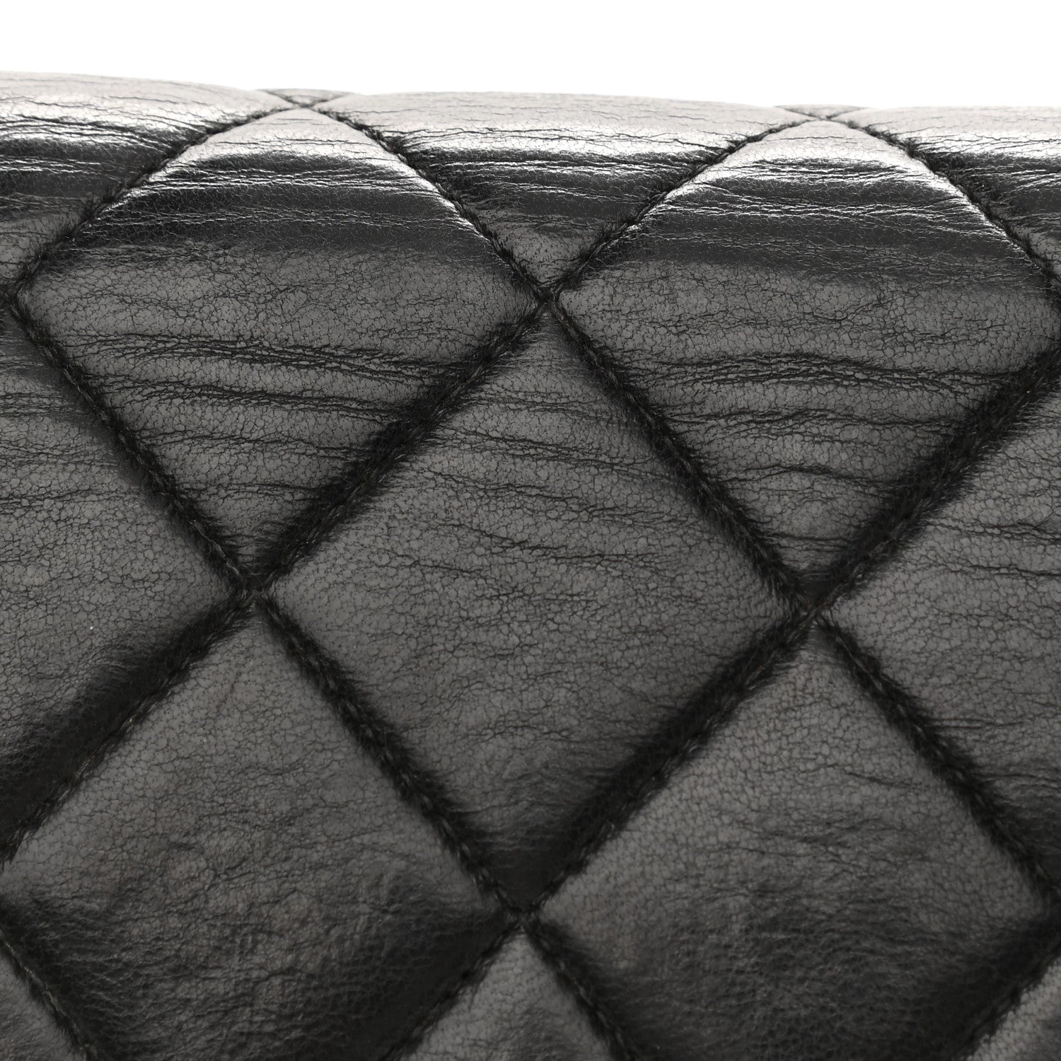 Chanel Lambskin Quilted Jumbo Double Sided Flap Black 12 of 12