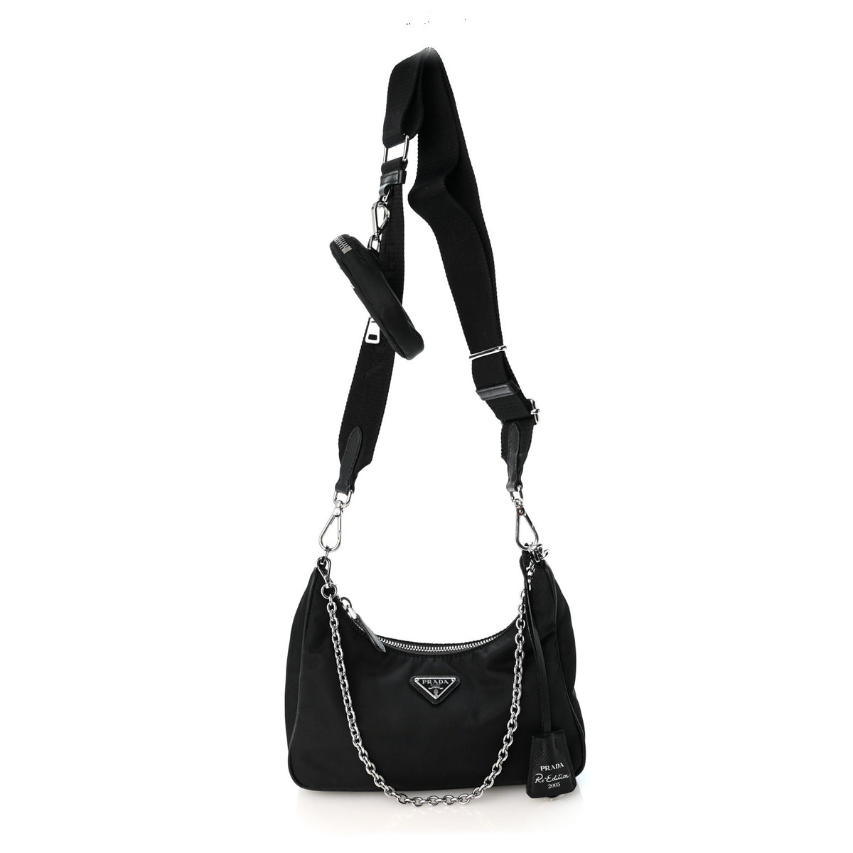 Prada Nylon Re-Edition 2005 Shoulder Bag Black 1 of 10