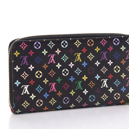 Louis Vuitton Monogram Multicolor Zippy Wallet Black Grenade 6 of 12