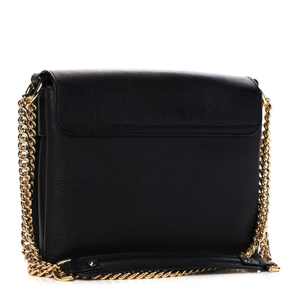 Alexander McQueen Calfskin Small Twin Skull Chain Crossbody Black 3 of 12