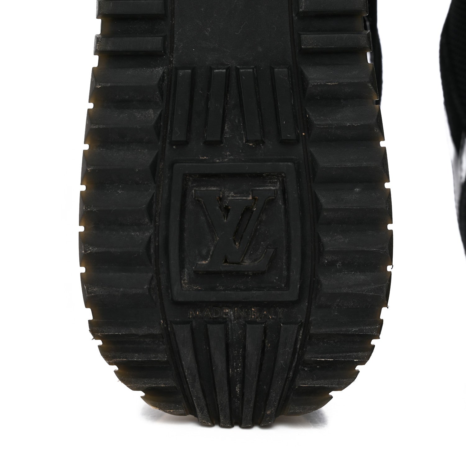 Louis Vuitton Suede Monogram Run Away Sneakers 38 Black 6 of 8