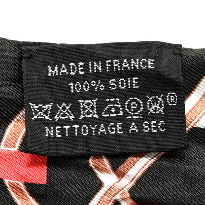 Hermes Silk Do Re Boucles Twilly Black Rose Multicolore 4 of 4