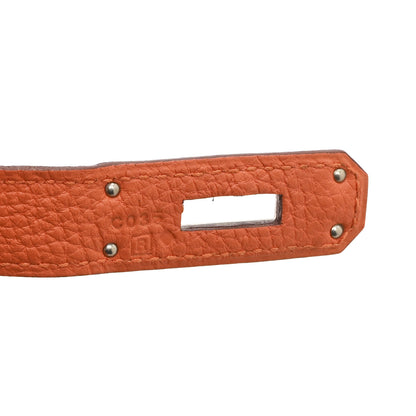 Hermes Togo Birkin 30 Orange 7 of 10