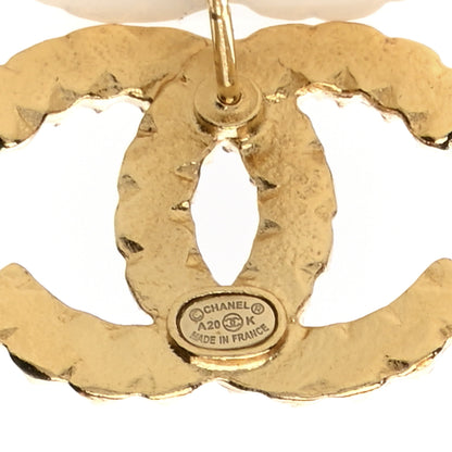 Chanel Crystal Over The Rainbow CC Earrings Gold Multicolor 4 of 4