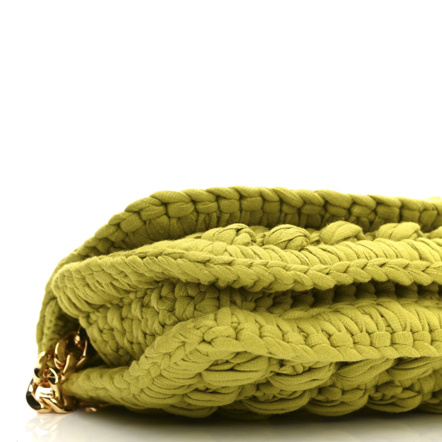 Jersey Crochet Shoulder Bag Kiwi