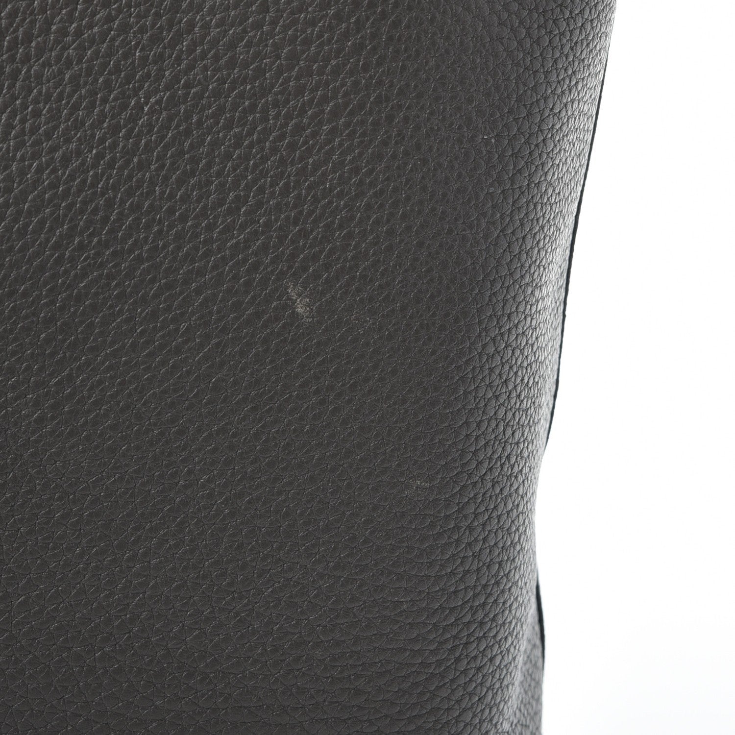 Hermes Taurillon Clemence Double Sens 36 Reversible Tote Graphite Bleu Electrique 12 of 24