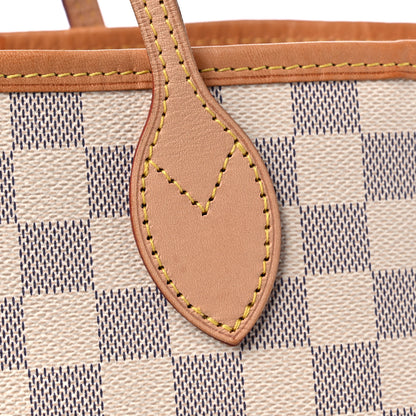 Louis Vuitton Damier Azur Neo Neverfull MM Rose Ballerine 17 of 18
