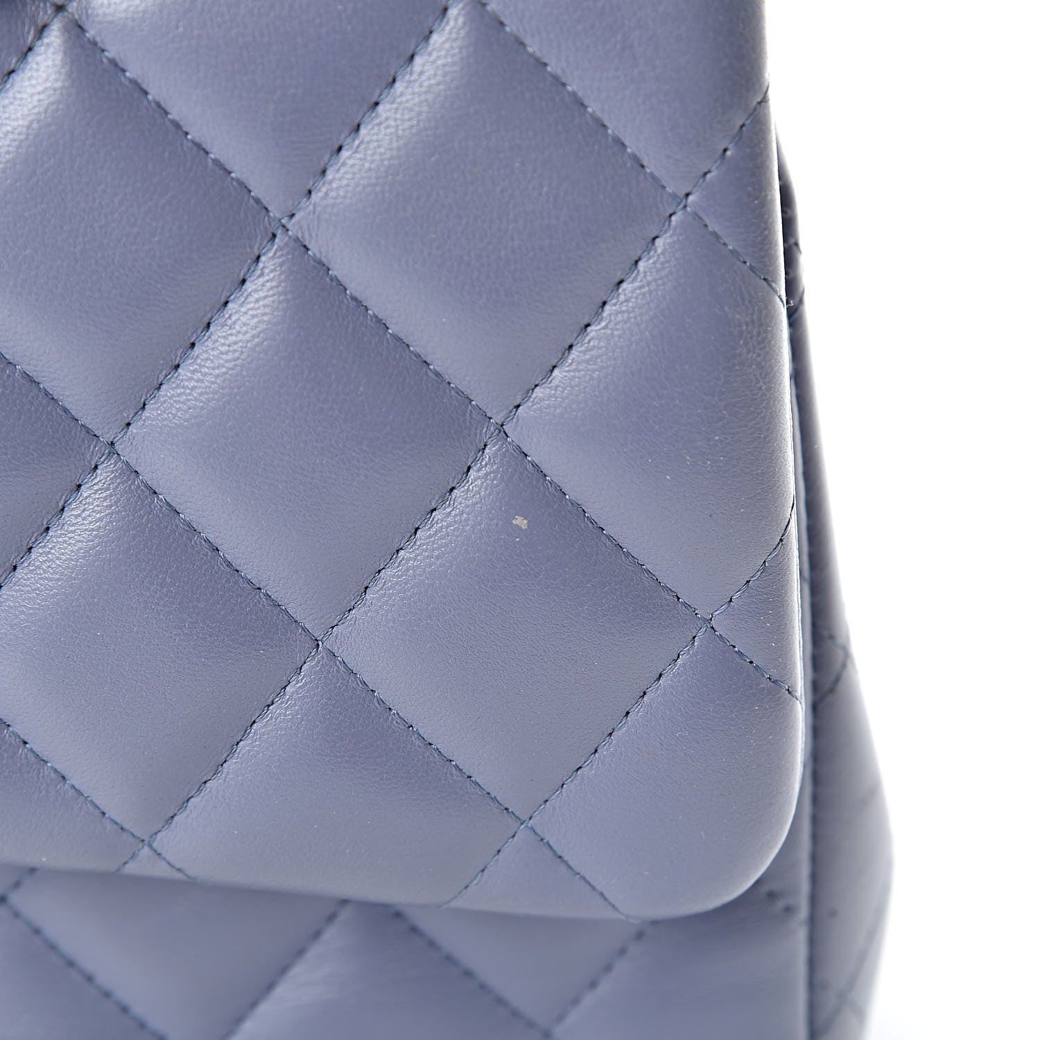 Chanel Lambskin Quilted Jumbo Double Flap Light Purple 13 of 18