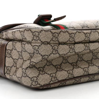 Gucci GG Supreme Small Messenger Bag Beige Ebony 8 of 9