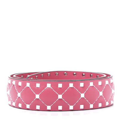 Valentino Garavani Lambskin Free Rockstud Spike Shoulder Strap Shadow Pink 2 of 5