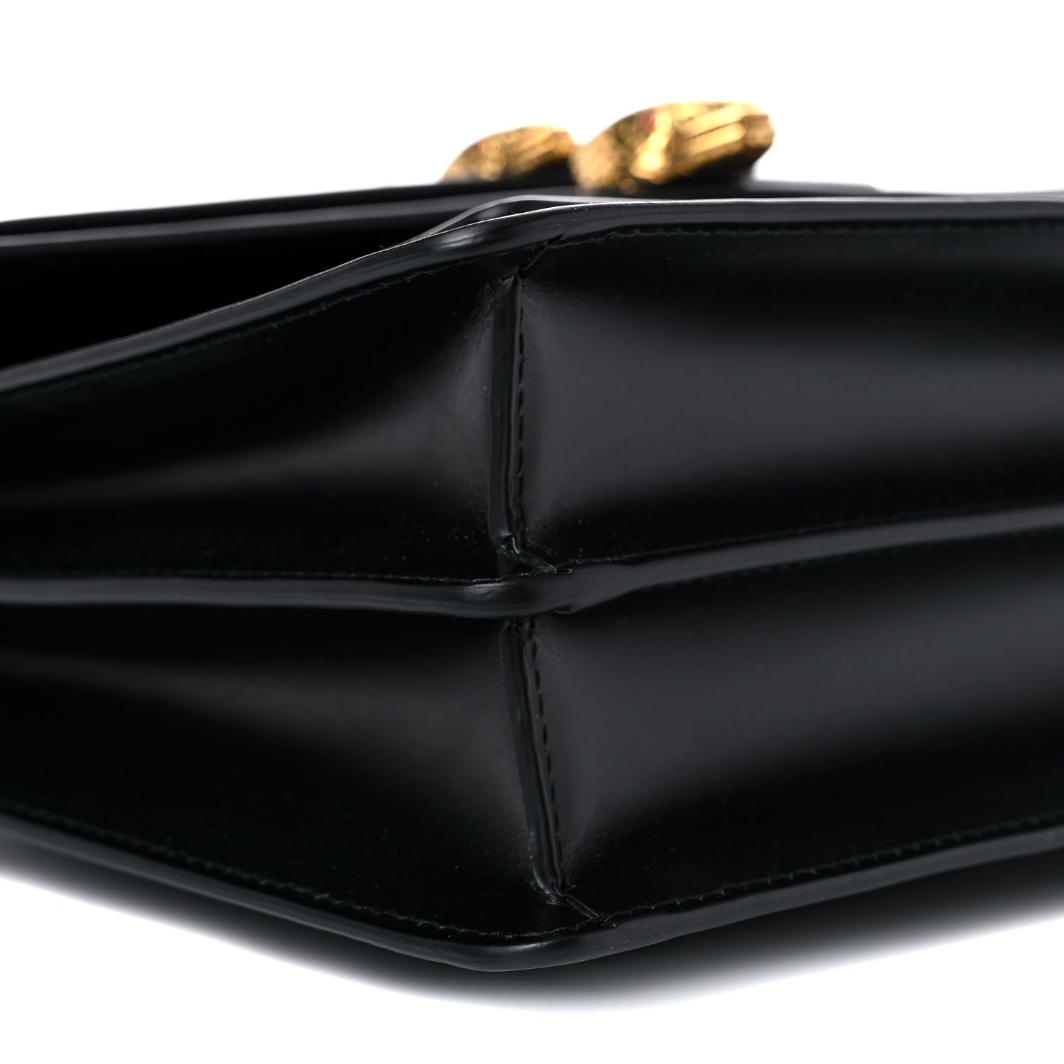 Bulgari X ALEXANDER WANG Lambskin Serpenti Forever Flap Black 6 of 8
