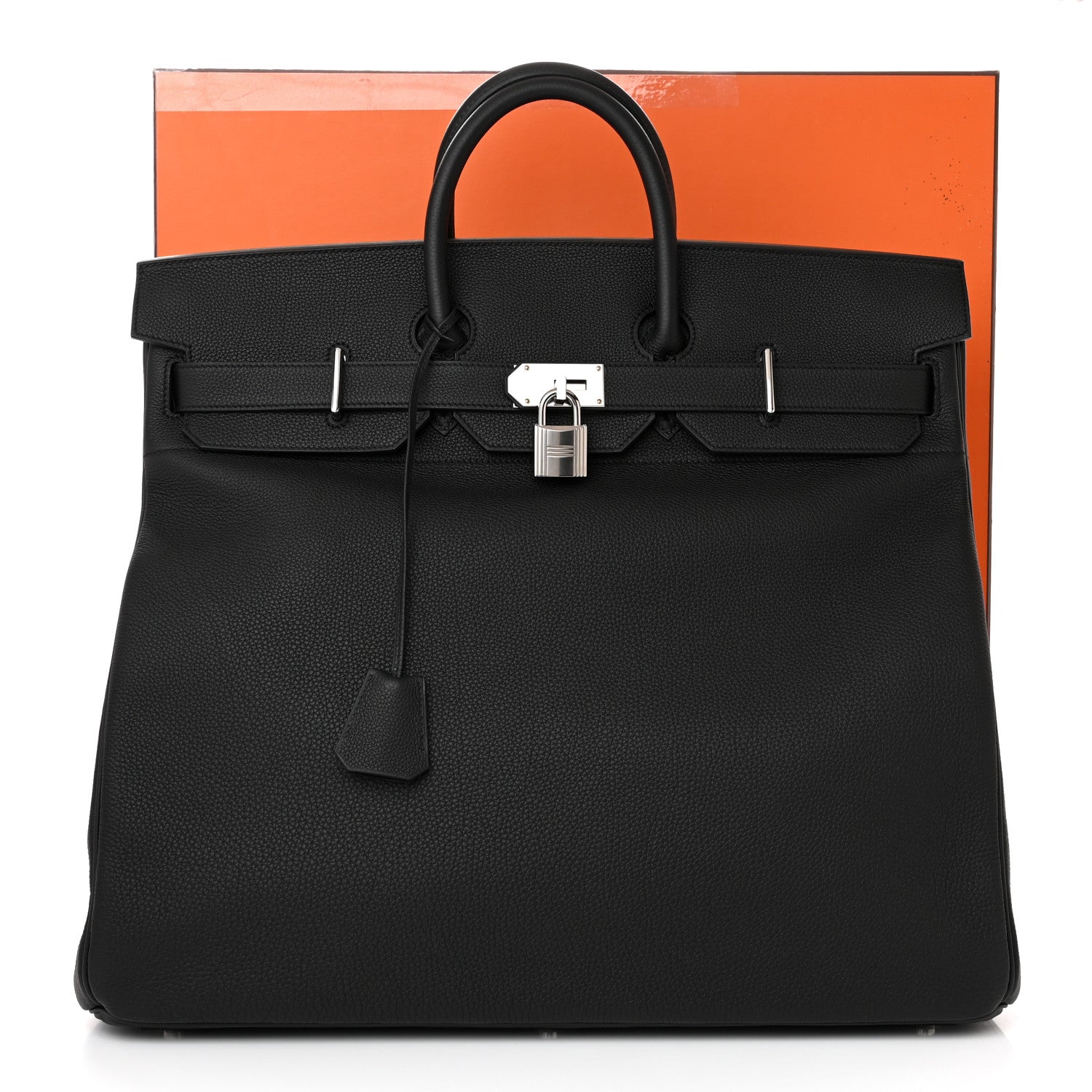 Hermes Togo HAC Travel Birkin 50 Black 11 of 11