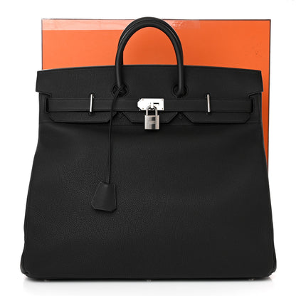 Hermes Togo HAC Travel Birkin 50 Black 11 of 11