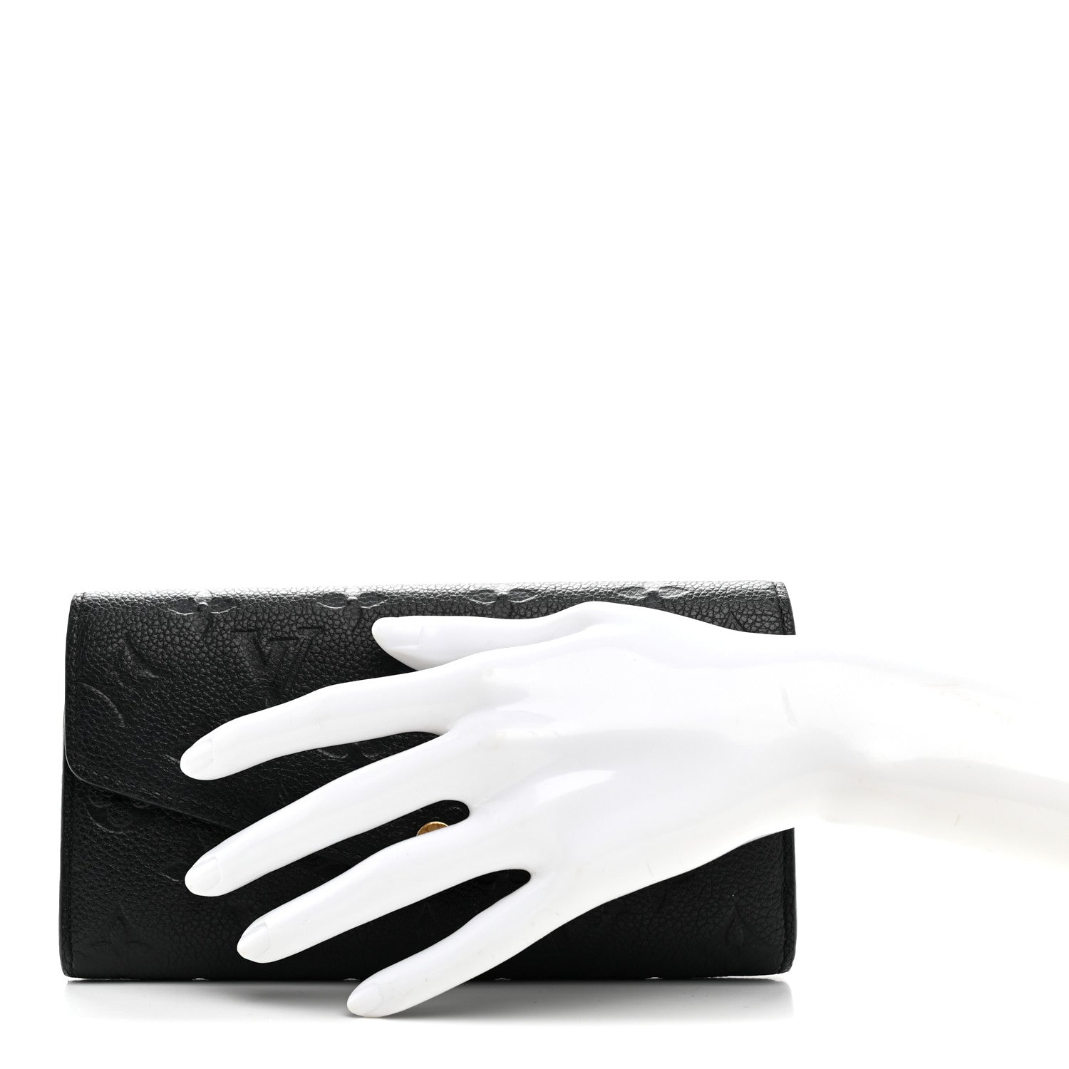 Louis Vuitton Empreinte Sarah Wallet NM Black 2 of 7
